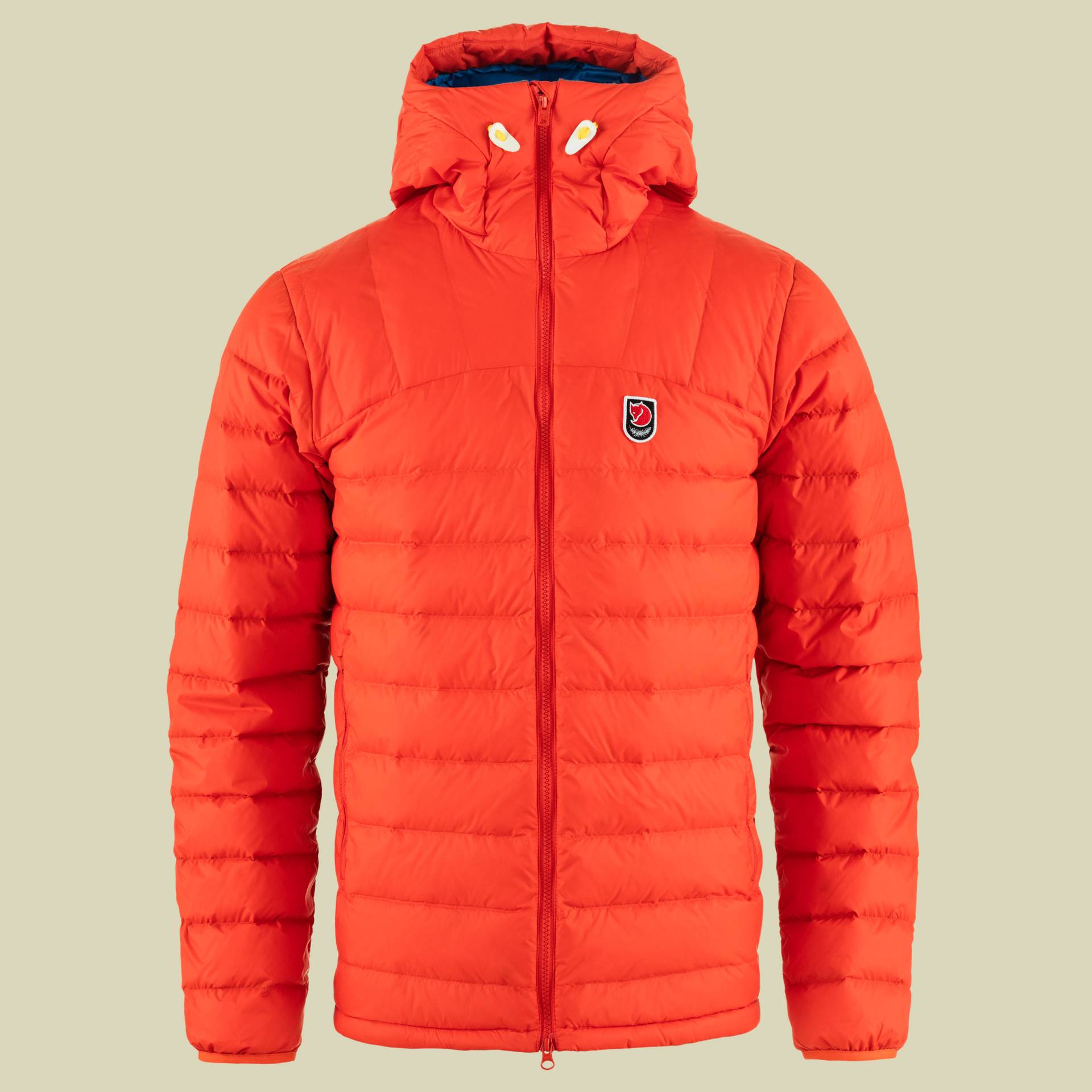 Expedition Pack Down Hoodie Men orange L - Farbe flame orange/UN blue von Fjällräven