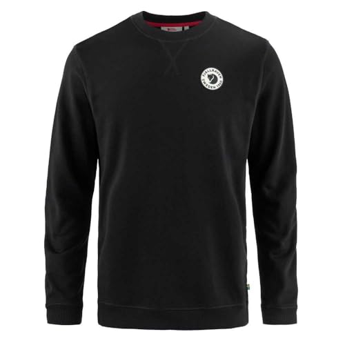 FJALLRAVEN 87163-550 1960 Logo Badge Sweater M Sweatshirt Herren Black Größe L von Fjällräven