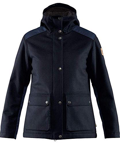 FJALLRAVEN Damen Greenland Re-Wool Jacket W Weste, Mitternachtsblau, XS FJALLRAVEN Damen Greenland Re-Wool Jacket W Weste, Mitternachtsblau, XS von Fjällräven