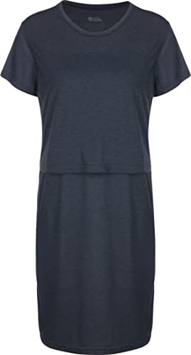 FJALLRAVEN Damen High Coast T-Shirt Dress W Kleider, Marineblau, S von Fjällräven