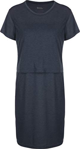 FJALLRAVEN Damen High Coast T-Shirt Dress W Kleider, Marineblau, XXS von Fjällräven