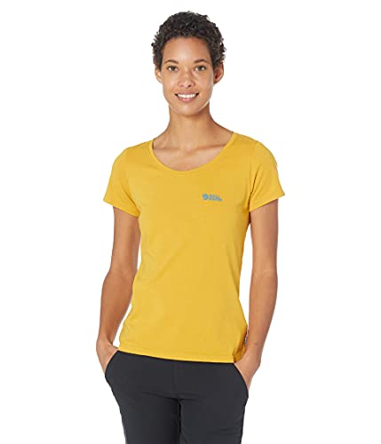 FJALLRAVEN Damen Logo T-Shirt W Unterhemd, Ocker, XL FJALLRAVEN Damen Logo T-Shirt W Unterhemd, Ocker, XL von Fjällräven