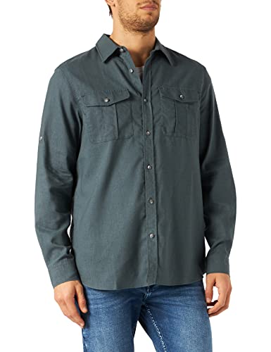 FJALLRAVEN F82999-042 Övik Travel Shirt LS M Dusk S von Fjällräven