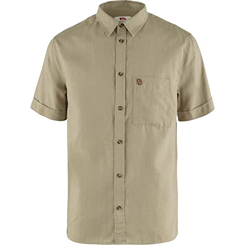 Fjällräven Herren Övik Travel Shirt SS M Shirts Short Sleeve, Sand Stone, XXL Fjällräven Herren Övik Travel Shirt SS M Shirts Short Sleeve, Sand Stone, XXL von Fjällräven