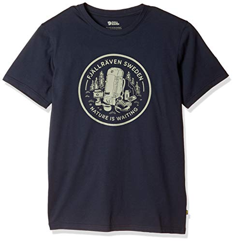 FJALLRAVEN Herren Fikapaus T-Shirt M, Marineblau, XS von Fjällräven