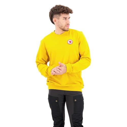 Fjällräven Herren 1960 Logo Badge Sweater M Sweatshirt, Mustard Yellow, L Fjällräven Herren 1960 Logo Badge Sweater M Sweatshirt, Mustard Yellow, L von Fjällräven