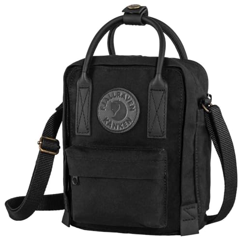 Fjallraven, Kånken No. 2 Black Sling, Schultertasche, Schwarz, Unisex-Erwachsener von Fjäll Räven