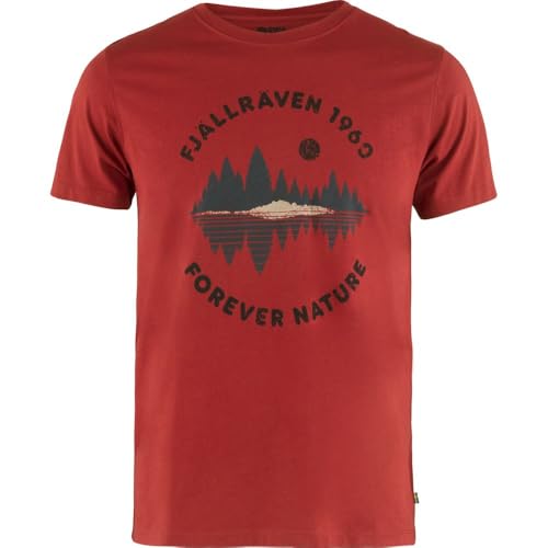 Fjallraven 87045 Forest Mirror T-Shirt M T-Shirt Mens Deep Red S von Fjäll Räven