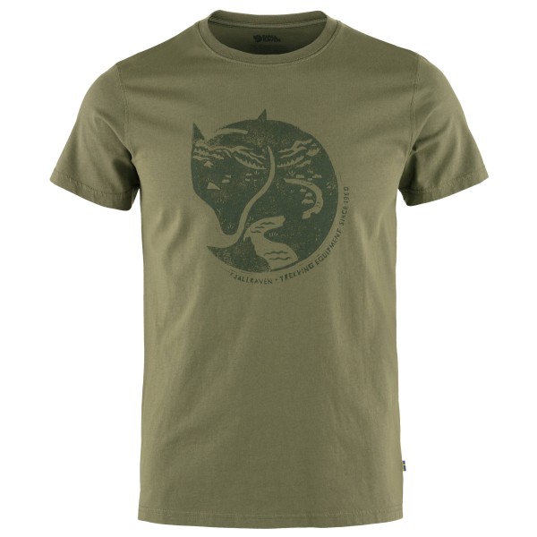 Fjällräven - Arctic Fox - T-Shirt Gr M oliv von Fjällräven