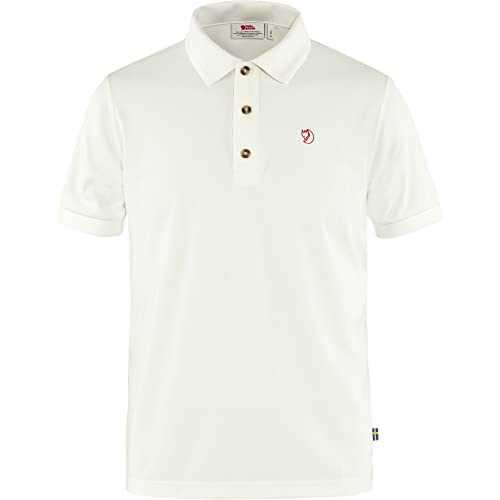 FJÄLLRÄVEN Herren Crowley Pique Shirt, Weiß, L von Fjäll Räven