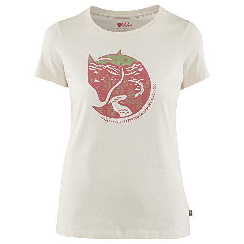 Fjällräven Damen Arctic Fox Print T-Shirt W Tshirt, Kreideweiß, XXS Fjällräven Damen Arctic Fox Print T-Shirt W Tshirt, Kreideweiß, XXS von Fjällräven