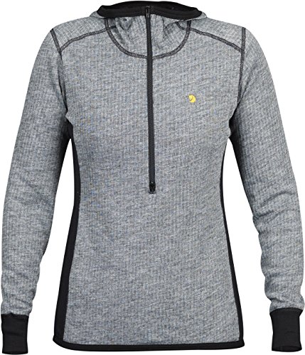 Fjällräven Damen Bergtagen Woolterry Kapuzenpullover, Grey, XL Fjällräven Damen Bergtagen Woolterry Kapuzenpullover, Grey, XL von Fjällräven