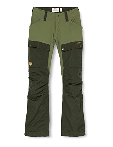 Fjällräven Damen Keb Trousers Curved Kurz Hose, Deep Forest/Laurel Green, 42 von Fjällräven