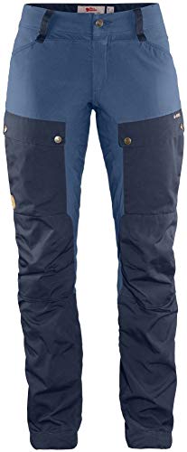 Fjällräven Damen Keb Trousers Curved W Reg Sport Trousers, Dark Navy-uncle Blue, 42 EU von Fjällräven