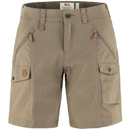 Fjällräven Damen Nikka Shorts Curved W Shorts, Suede Brown, 44 Fjällräven Damen Nikka Shorts Curved W Shorts, Suede Brown, 44 von Fjällräven
