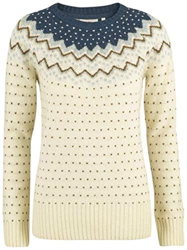 Fjällräven Damen Sweater Övik Knit, Glacier Green, S, 89941-646 von Fjällräven