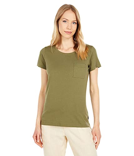 Fjällräven Damen Övik T-shirt W T Shirt, Grün, S EU von Fjäll Räven