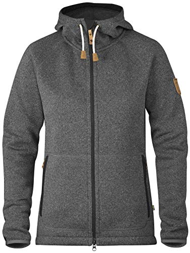 Fjällräven Damen Hoody Ovik, Dark Grey, M, 89516-030 von Fjäll Räven