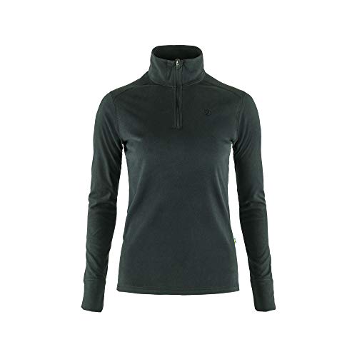 FJALLRAVEN Damen Skare Half Zip W Sweatshirt, Schwarz, XL von Fjäll Räven