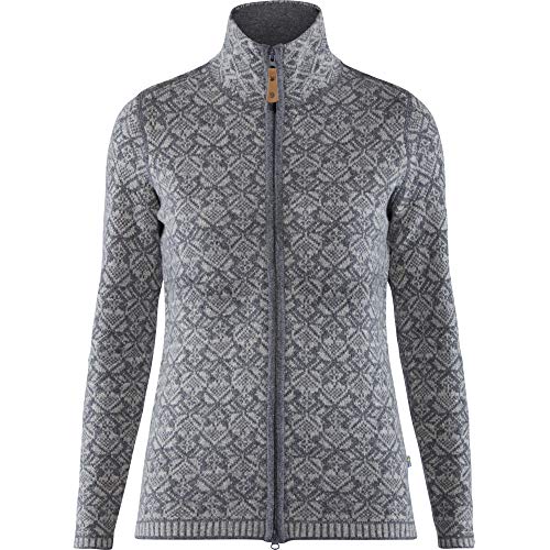 Fjallraven Damen Snow Cardigan Sweatshirt, Grau, XL EU Fjallraven Damen Snow Cardigan Sweatshirt, Grau, XL EU von Fjällräven