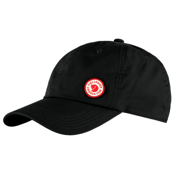 Fjällräven - Fjällräven Logo Cap - Cap Gr S/M schwarz von Fjällräven