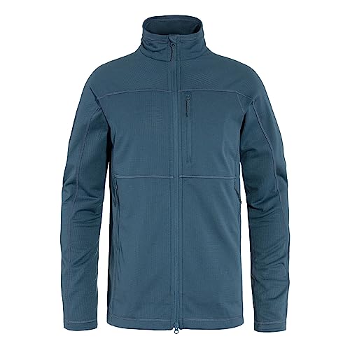 Fjallraven 86971-534 Abisko Lite Fleece Jacket M/Abisko Lite Fleece Jacket M Jacket Herren Indigo Blue Größe L von Fjäll Räven