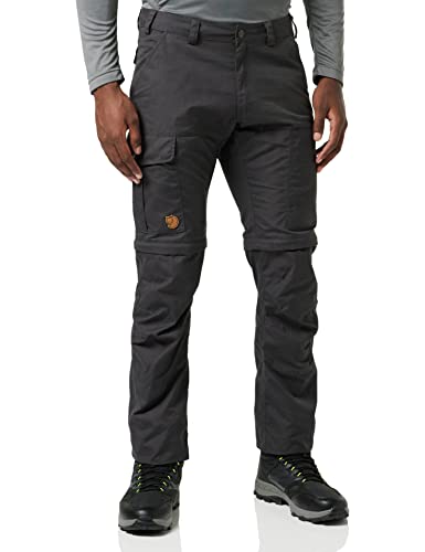 Fjällräven Herren Broek Afritsbaar Hose, Grau (Dark Grey 030), 46 EU von Fjällräven