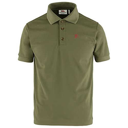 Fjällräven Herren Crowley Pique Polo Shirt, Light Olive, XL Fjällräven Herren Crowley Pique Polo Shirt, Light Olive, XL von Fjällräven