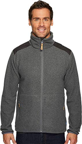 Fjällräven Herren Fleecejacke Sten,Dark Grey, XL, 81765-030 von Fjäll Räven