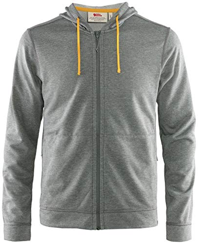 Fjällräven Herren High Coast Lite Hoodie Kapuzenjacke mit Reißverschluss, Grau, Einheitsgröße EU von Fjäll Räven