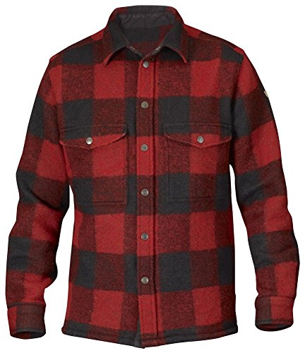 Fjallraven Herren Long Sleeved T-Shirt Canada Shirt M, Red, XXXL, 90631 von Fjällräven