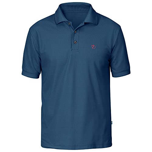 Fjällräven Herren Kurzarm-Polohemd Crowley Pique, Uncle Blue, M, F81783-520 Fjällräven Herren Kurzarm-Polohemd Crowley Pique, Uncle Blue, M, F81783-520 von Fjällräven
