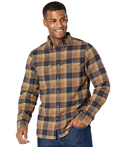 Fjallraven Herren Long Sleeved Singi Heavy Flannel Shirt M, Dark Sand, S, 81373 Fjallraven Herren Long Sleeved Singi Heavy Flannel Shirt M, Dark Sand, S, 81373 von Fjällräven