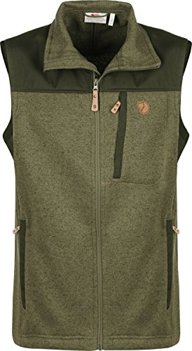 Fjallraven Herren Sweatshirt Buck Fleece Vest M, Laurel Green-Deep Forest, M, 81727 Fjallraven Herren Sweatshirt Buck Fleece Vest M, Laurel Green-Deep Forest, M, 81727 von Fjällräven