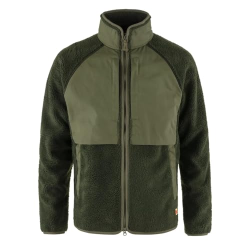 Fjällräven Herren Vardag Pile Jacket, Deep Forest/Laurel Green, M Fjällräven Herren Vardag Pile Jacket, Deep Forest/Laurel Green, M von Fjällräven