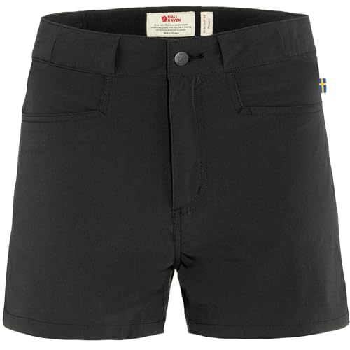 Fjällräven Damen High Coast Lite Shorts, Black, 38 von Fjällräven