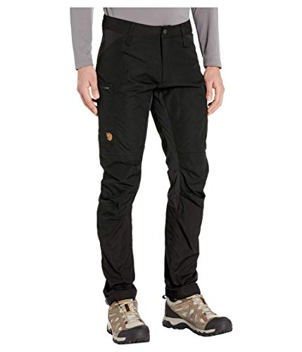 Fjallraven Herren Kaipak Trousers M Lange Trekkinghose, Black, 58 von Fjäll Räven