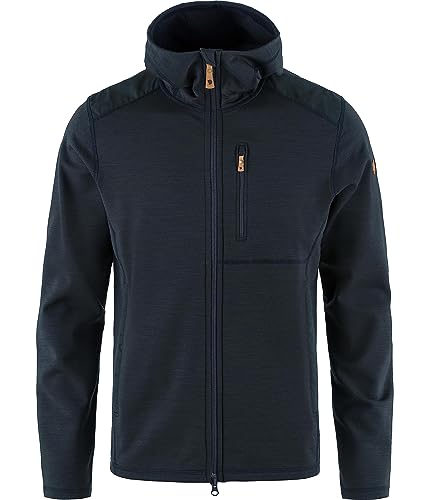 Fjällräven Herren Keb Fleece Hoodie Fleecejacke, Dark Navy, XL Fjällräven Herren Keb Fleece Hoodie Fleecejacke, Dark Navy, XL von Fjällräven