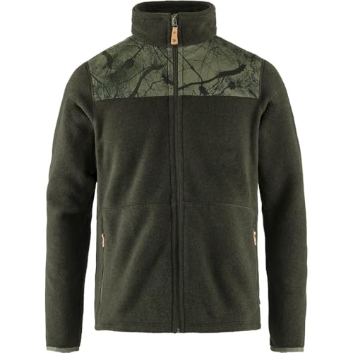 Fjallraven Lappland Fleece M Jacket, Mens, Laurel Green-Green Camo, L von Fjällräven