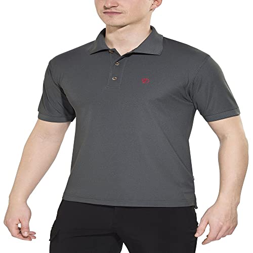 Fjällräven Herren Polo Shirt, Mountain Grey, S EU Fjällräven Herren Polo Shirt, Mountain Grey, S EU von Fjällräven