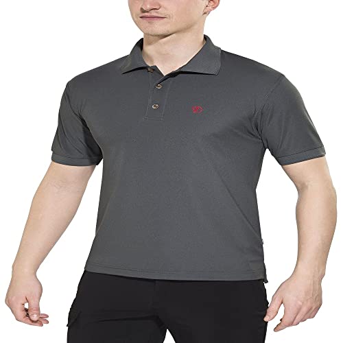 Fjällräven Herren Polo Shirt, Mountain Grey, S EU von Fjällräven