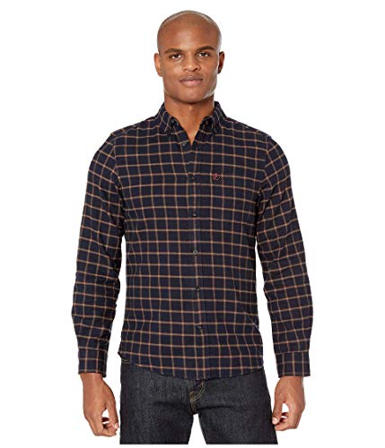 Fjallraven Herren Övik Flannel M Shirt, Dark Navy, S EU von Fjällräven