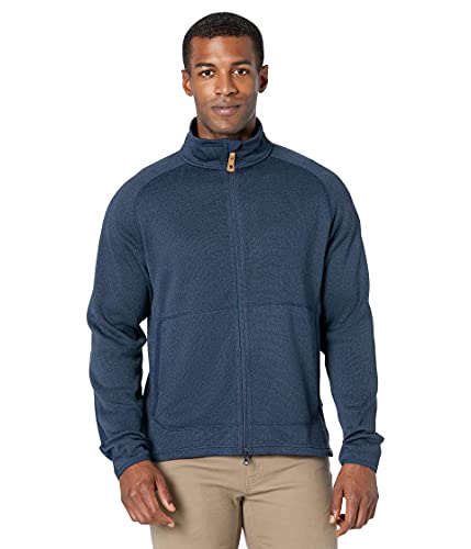 Fjallraven Mens Övik Fleece Zip Sweater M Sweatshirt, Navy, XL von Fjäll Räven