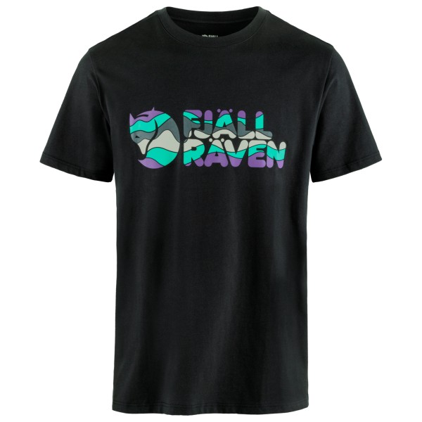 Fjällräven - Multicolor Logo T-Shirt - T-Shirt Gr S schwarz Fjällräven - Multicolor Logo T-Shirt - T-Shirt Gr S schwarz von Fjällräven