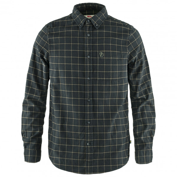 Fjällräven - Övik Flannel Shirt - Hemd Gr XL schwarz/grau von Fjällräven