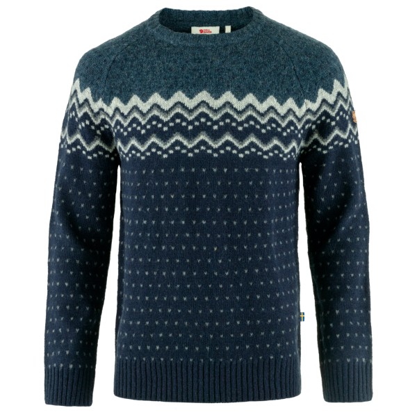 Fjällräven - Övik Knit Sweater - Wollpullover Gr S blau von Fjällräven