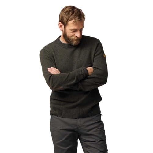 Fjällräven Herren Övik Round-neck Sweater M Sweatshirt, Grün, XXL EU Fjällräven Herren Övik Round-neck Sweater M Sweatshirt, Grün, XXL EU von Fjällräven