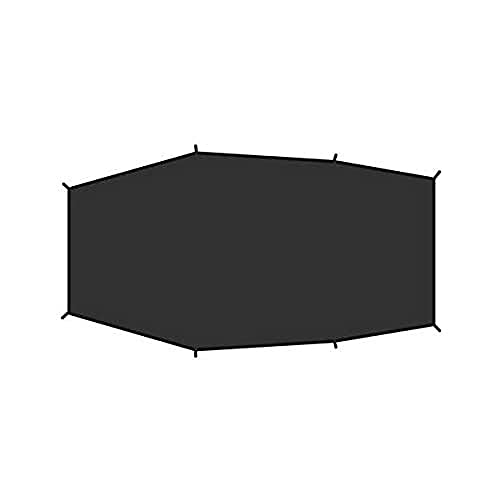Fjällräven Unisex – Erwachsene Lite 3 Footprint Zeltunterlage, Black, One Size von Fjäll Räven