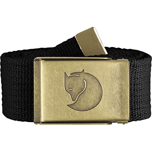Fjällräven Unisex Gürtel Canvas Brass G rtel, Schwarz, Einheitsgröße EU Fjällräven Unisex Gürtel Canvas Brass G rtel, Schwarz, Einheitsgröße EU von Fjällräven