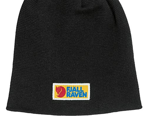 FJALLRAVEN Vardag Beanie Baskenmütze, Schwarz, Einheitsgröße von Fjäll Räven